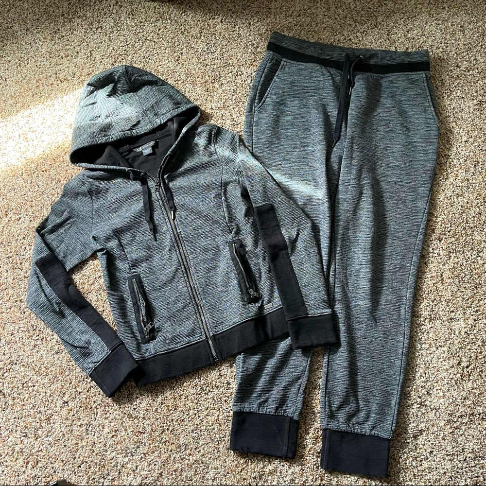 Armani Exchange Sweatsuit - Grey Joggers and Hoodie